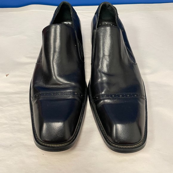 Milano Other - Vintage Milano Men's Black Leather Loafers - Size 43 (10)